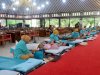 Rangkaian HKN ke 58 Tahun 2022 Dinas Kesehatan Kabupaten Klaten : Kegiatan Donor Darah di Pendopo Kabupaten Klaten