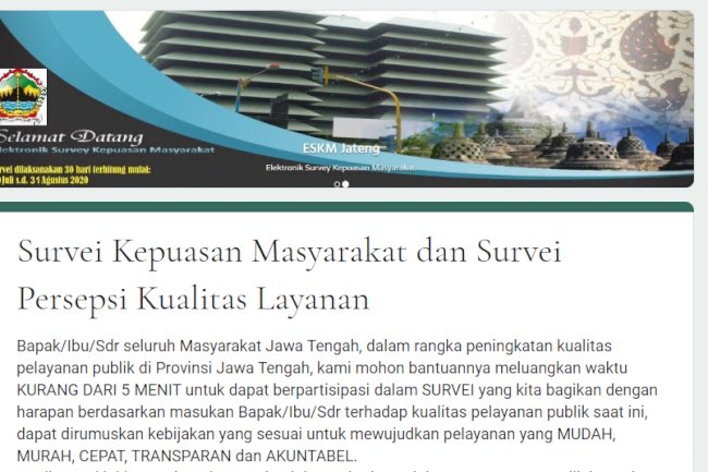 Survei Kepuasan Masyarakat