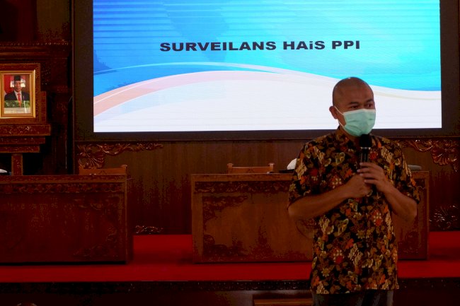 Pertemuan tim Pencegahan dan  Pengendalian Infeksi bagi Rumah Sakit, Klinik Rawat Inap dan Puskesmas Se Kabupaten Klaten Tahun 2022