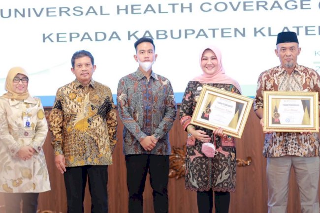 Kabupaten Klaten Meraih Penghargaan Universal Health Coverage (UHC) tahun 2022