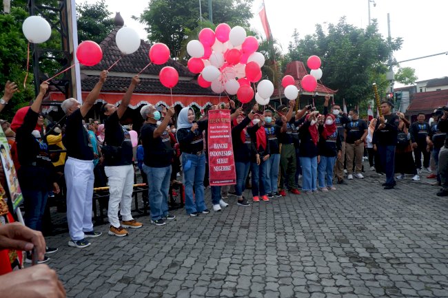 Lomba Jalan Sehat Dalam Rangka HKN ke 58 Dinas Kesehatan Kabupaten Klaten Tahun 2022