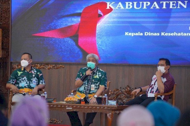 Peringatan hari AIDS Sedunia Dinas Kesehatan Kabupaten Klaten Tahun 2022 