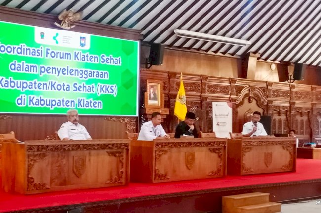 Pertemuan Koordinasi Bersama Lintas Sektoral Terkait dan Forum KKS (Kabupaten/Kota Sehat) Tahun 2023 Kabupaten Klaten