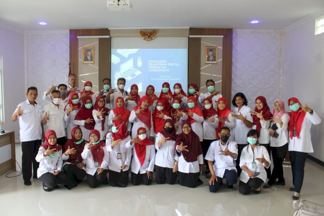 Sosialisasi Pelaporan Digital Kesehatan Lingkungan di Gedung IBI Tahun 2023