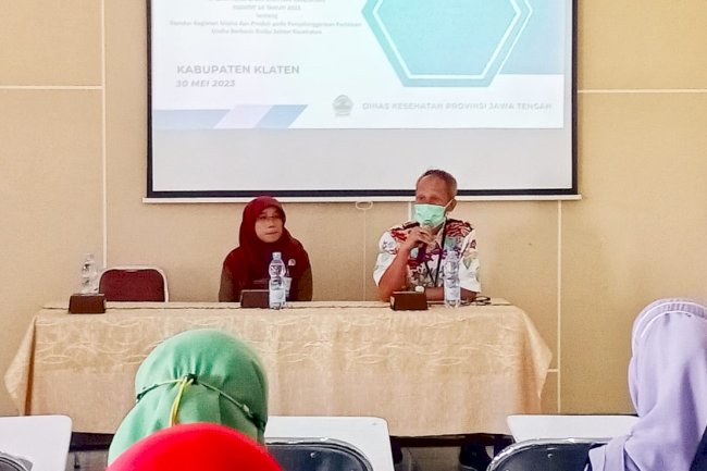 Pertemuan Sosialisasi Sertifikat Laik sehat Akomodasi Dan Pariwisata Dinas Kesehatan Kabupaten Klaten Tahun 2023