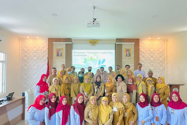 Rapat Koordinasi Pelayanan Kesehatan Lingkungan di Puskesmas Tahun 2023