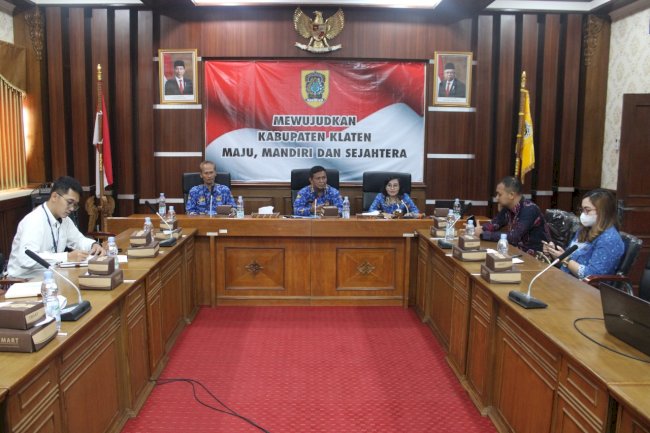 Pertemuan Kesehatan dan Keselamatan Kerja (K3) Perkantoran Dinas Kesehatan Klaten