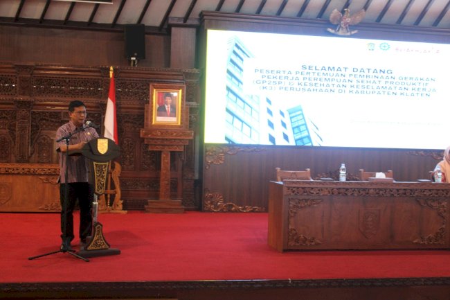 PERTEMUAN KESELAMATAN DAN KESEHATAN KERJA (K3) DAN GERAKAN PEKERJA PEREMPUAN SEHAT PRODUKTIF (GP2SP)