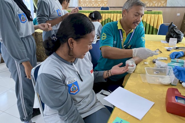 Atasi Permasalahan Gizi pada Remaja, Dinas Kesehatan Kabupaten Klaten Laksanakan Penggerakan Germas SMAN 1 Karangdowo