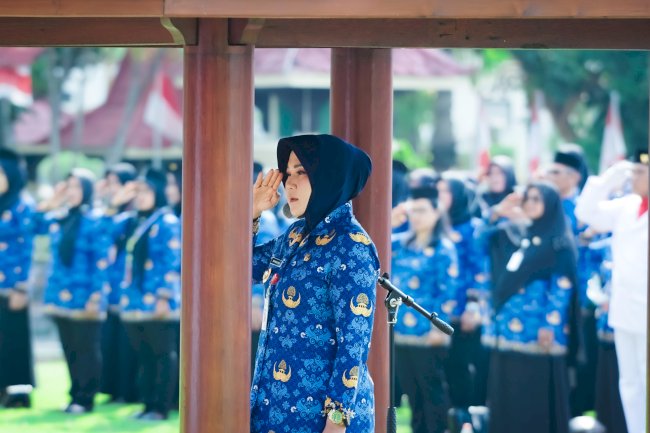 Upacara HKN ke 59 di Pendopo Kabupaten Klaten