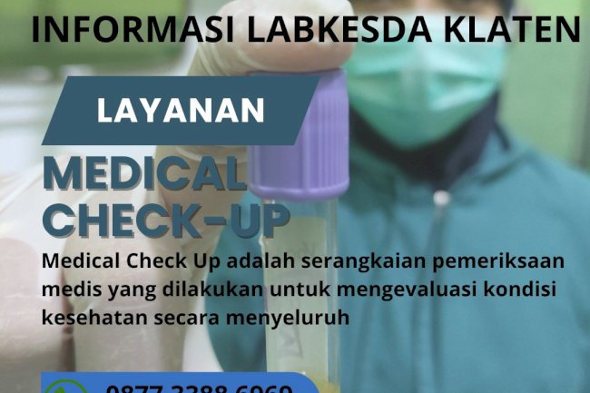 Medical Check Up di Labkesda Dinas Kesehatan Klaten