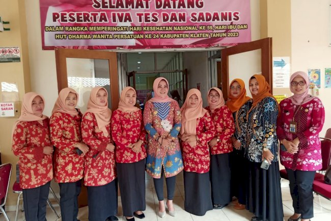 Pemeriksaan Inspeksi Visual Asetat ( IVA ) dan Pemeriksaan Payudara Klinis (Sadanis) Gratis oleh Dinas Kesehatan