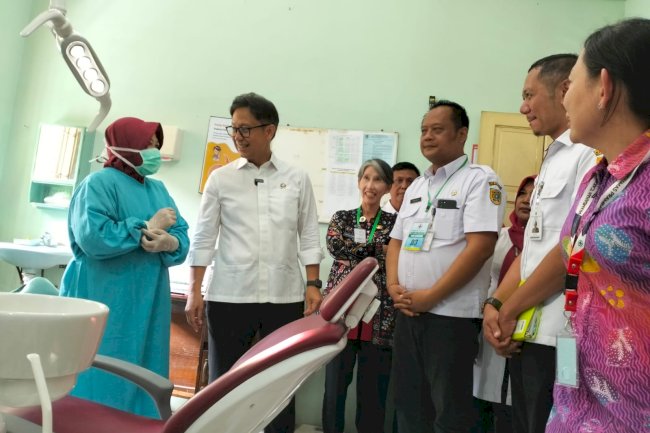 Kunjungan Kemenkes Budi Gunadi Sadikin Meninjau Pelayanan Kesehatan di Fasilitas Pelayanan Kesehatan Klaten