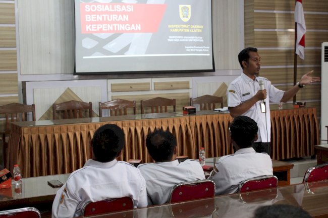 Sosialisasi Anti Korupsi (Gratifikasi, WBS, benturan kepentingan) Dinas Kesehatan Klaten