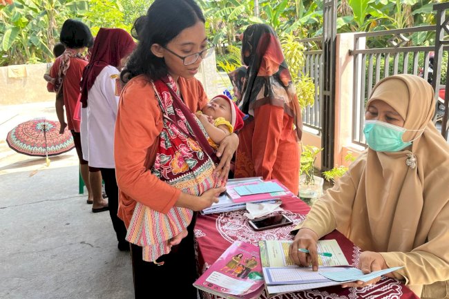 Monitoring Posyandu di Desa Mandong Kecamatan Trucuk Klaten