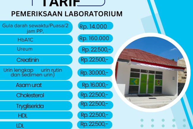 Tarif Pemeriksaan Labaoratorium Labkesda Klaten