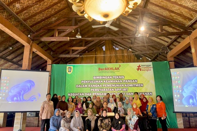 Bimbingan Teknis Penyuluhan Keamanan Pangan bagi Pelaku Usaha Industri Pangan di Merapi Resto Tahun 2024