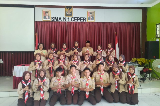 Peningkatan Kapasitas Anggota SBH di SMA 1 Negeri Ceper Tahun 2024