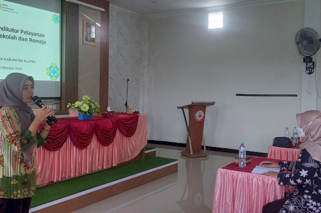 Pertemuan Rencana dan Evaluasi Program Usia Sekolah dan Remaja di Kab Klaten 2024