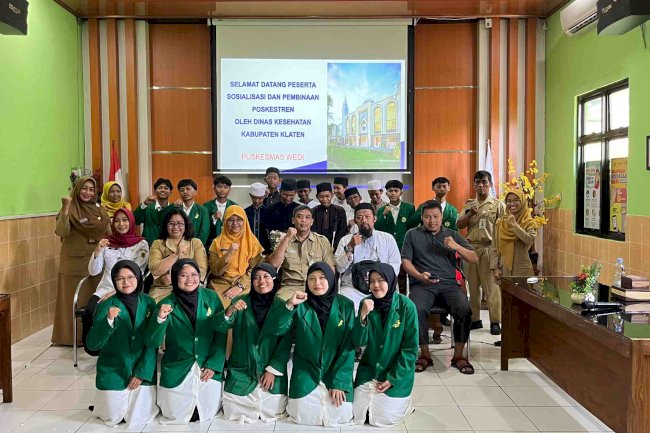 Pembentukan dan Pelatihan Posketren (Pos Kesehatan Pesantren) Dinas Kesehatan Klaten
