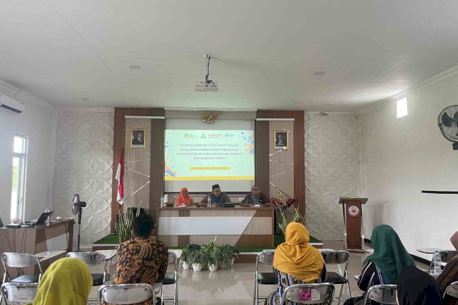 Pertemuan Koordinasi Lintas Sektor dan Lintas Program Pelayanan Kesehatan Anak Usia Sekolah dan Remaja Serta Evaluasi Cek Kesehatan Gratis (CKG) Sekolah di Kabupaten Klaten