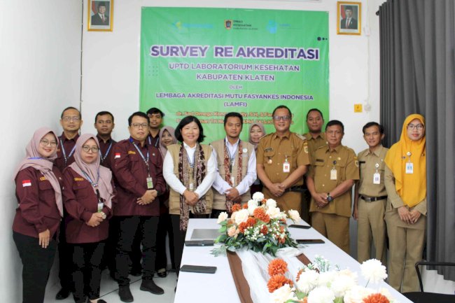 Proses Reakreditas Labkesda Kabupaten Klaten oleh LAMFI Tahun 2025