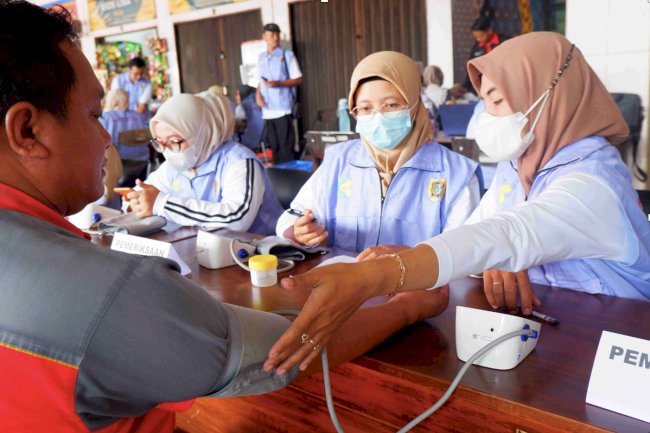 Giat Pemeriksaan Kesehatan Pengemudi Bus Menyambut Hari Raya Idul Fitri 1447 H