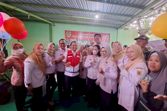 Kunjungan Gubernur dan Bupati pada Pelaksanaan ORI Campak di Kabupaten Klaten