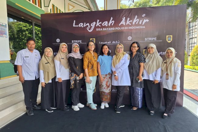 Pemutaran Film Dokumenter Polio di Pendopo Kabupaten Klaten 