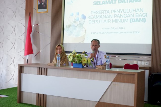 Dinas Kesehatan Kabupaten Klaten Tingkatkan Keamanan Pangan melalui Penyuluhan bagi Pengelola Depot Air Minum
