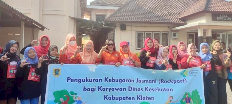 Tes Kebugaran Karyawan/Karyawati Dinas Kesehatan - Dinkes Kabupaten Klaten