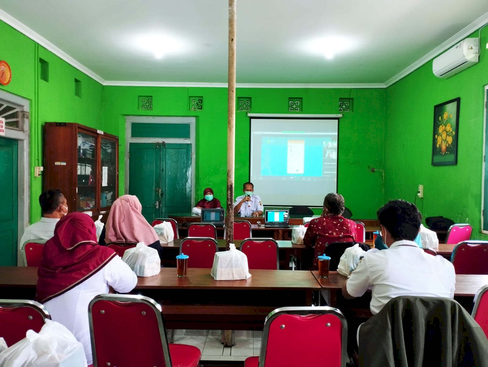 Workshop Penyelenggaraan Kesehatan Jasmani bagi Calon Jamaah Haji di Aula Kesehatan Masyarakat Dinas Kesehatan Kabupaten Klaten