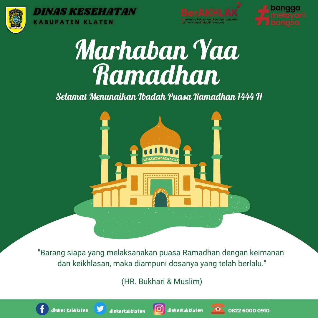 Marhaban Ya Ramadhan, 1 Romadhan 1444 H. Selamat Menunaikan ibadah puasa