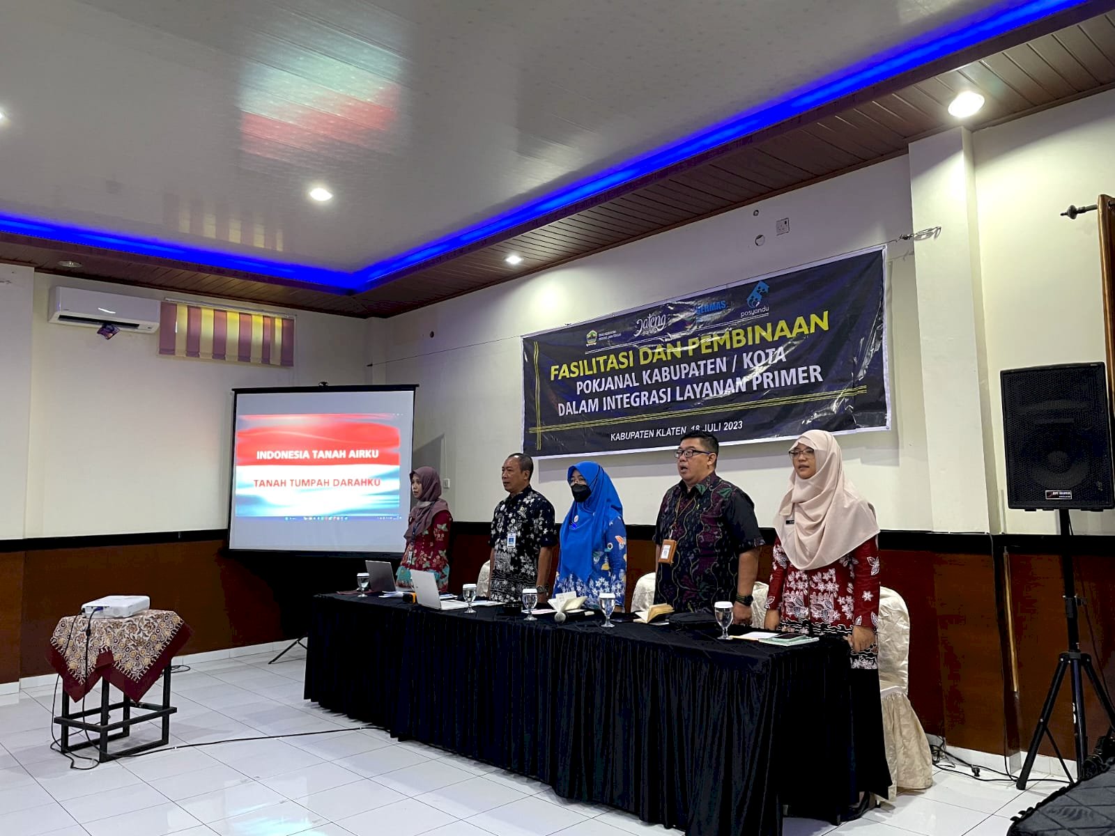 Pertemuan Fasilitasi dan Pembinaan Pokjanal Posyandu Kabupaten/Kota dalam Integrasi Layanan Primer Dinas Kesehatan Klaten Tahun 2023
