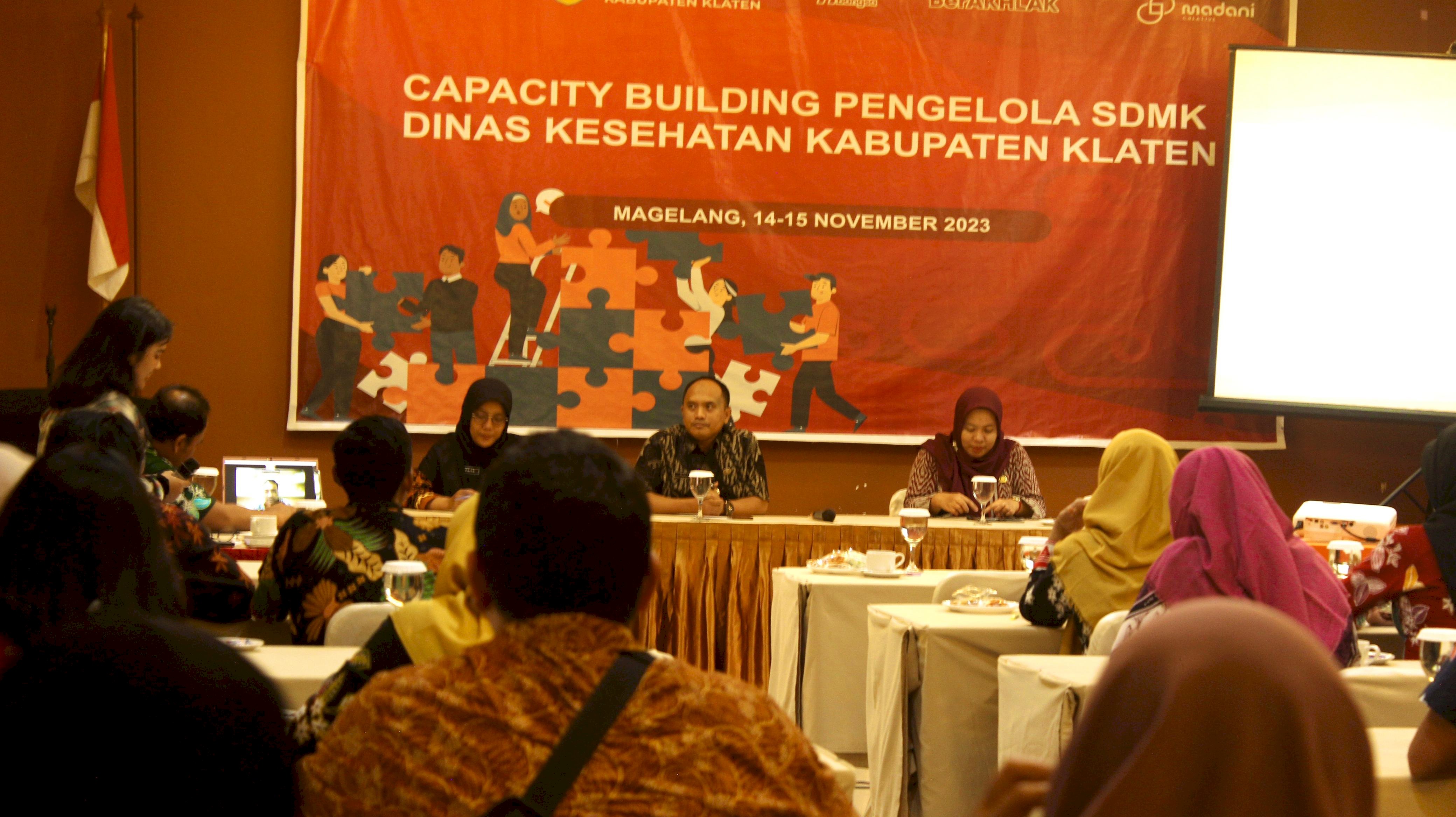 Capacity Building Pengelola SDM Kesehatan Kabupaten Klaten