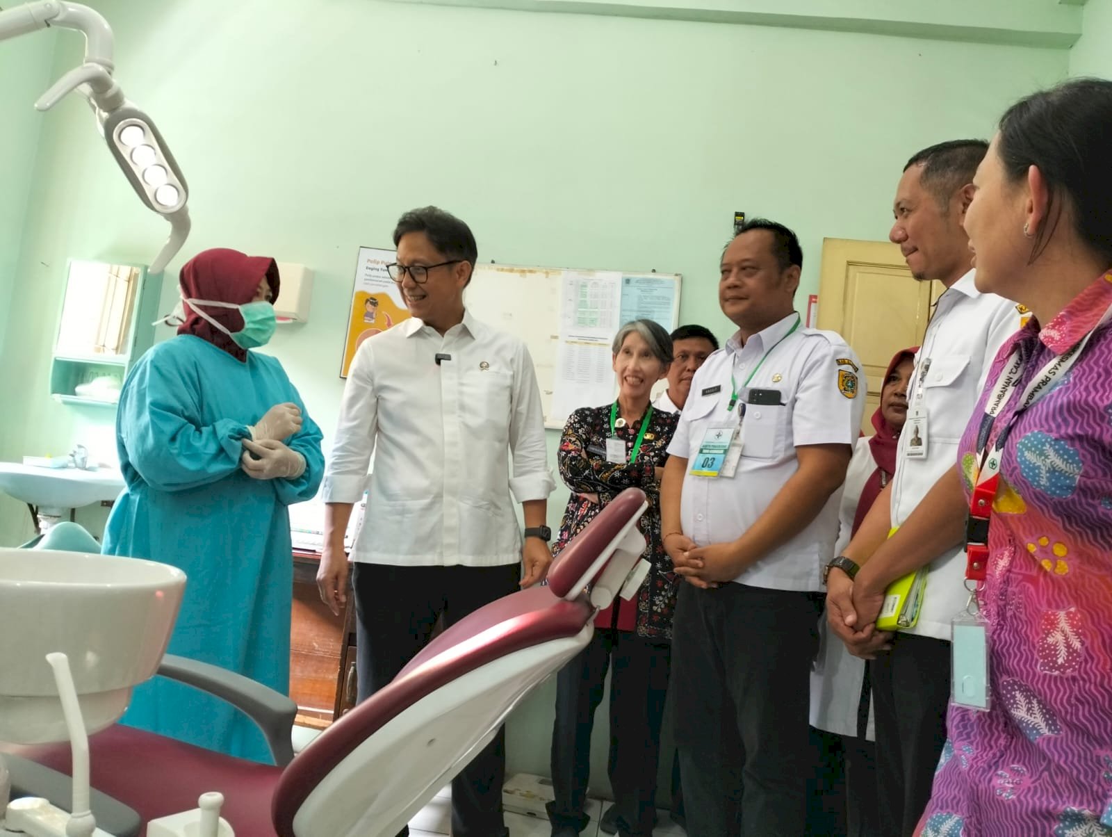 Kunjungan Kemenkes Budi Gunadi Sadikin Meninjau Pelayanan Kesehatan di Fasilitas Pelayanan Kesehatan Klaten