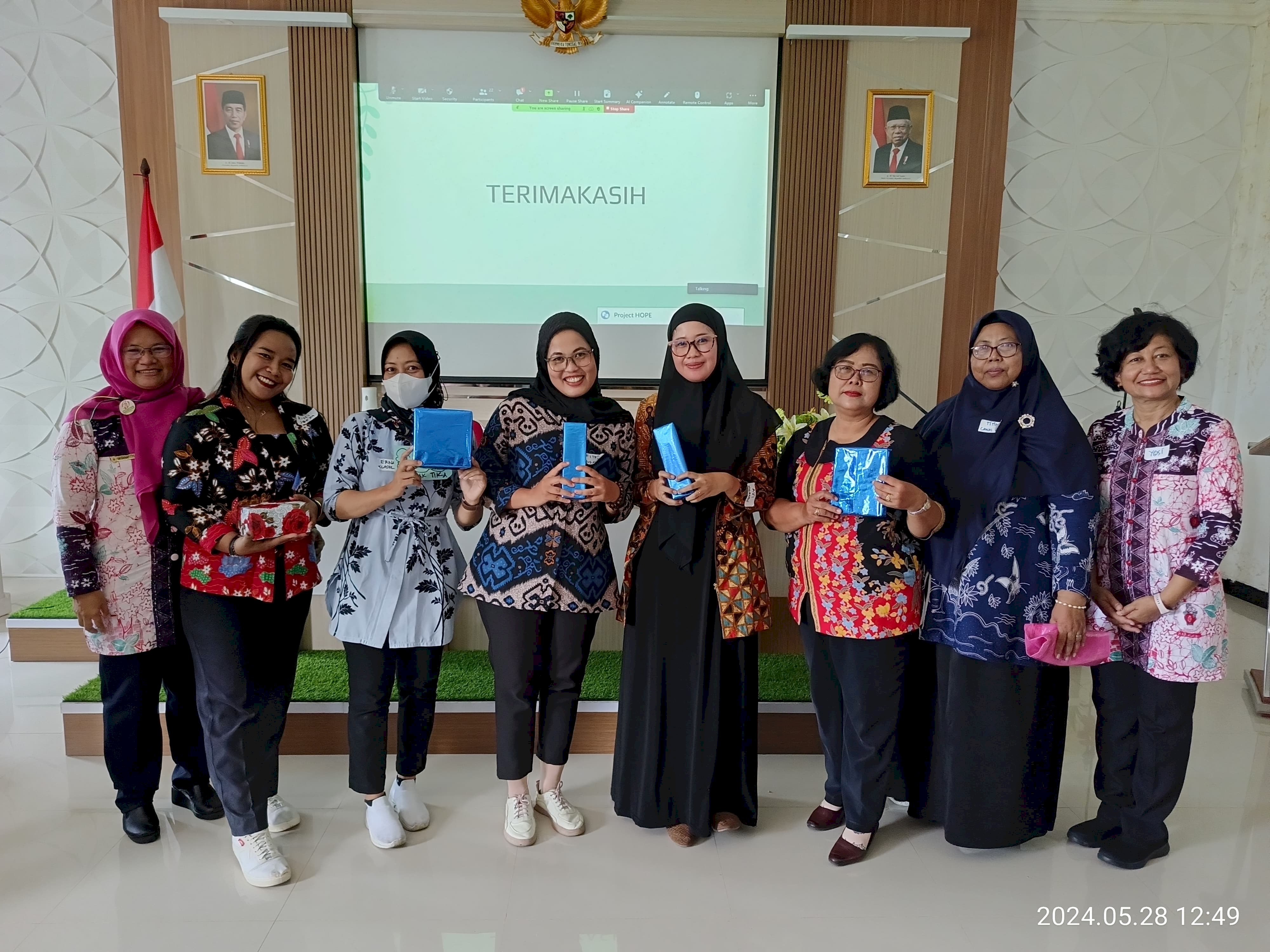 Peningkatan Kapasitas Kader Kesehatan dalam Mendukung Kesehatan Mental bagi Ibu Hamil dan Nifas bekerjasama dengan Yayasan Project Hope Tahun 2024