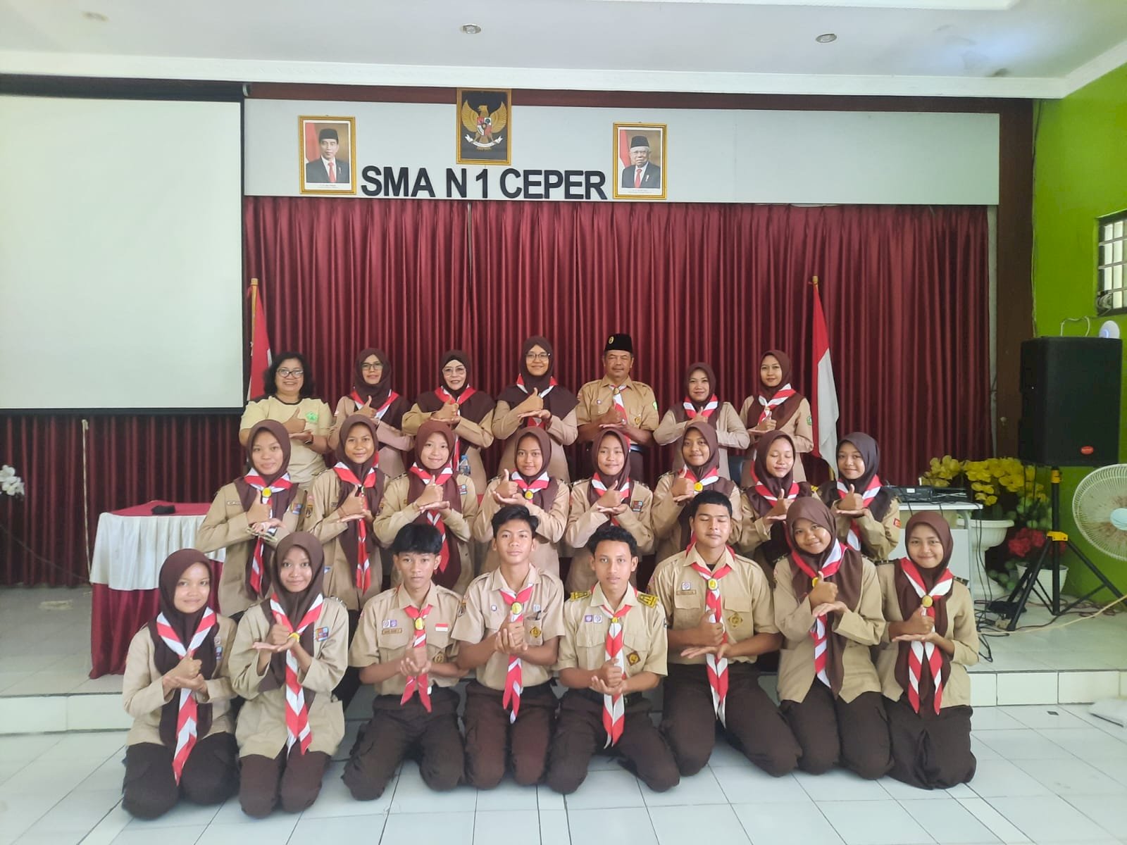 Peningkatan Kapasitas Anggota SBH di SMA 1 Negeri Ceper Tahun 2024