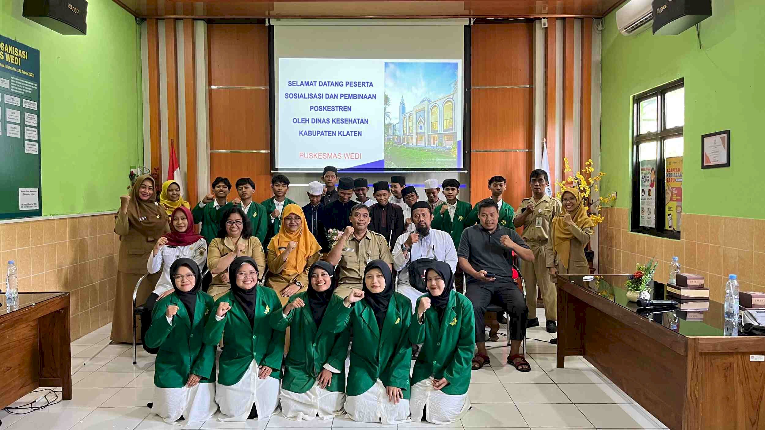 Pembentukan dan Pelatihan Posketren (Pos Kesehatan Pesantren) Dinas Kesehatan Klaten