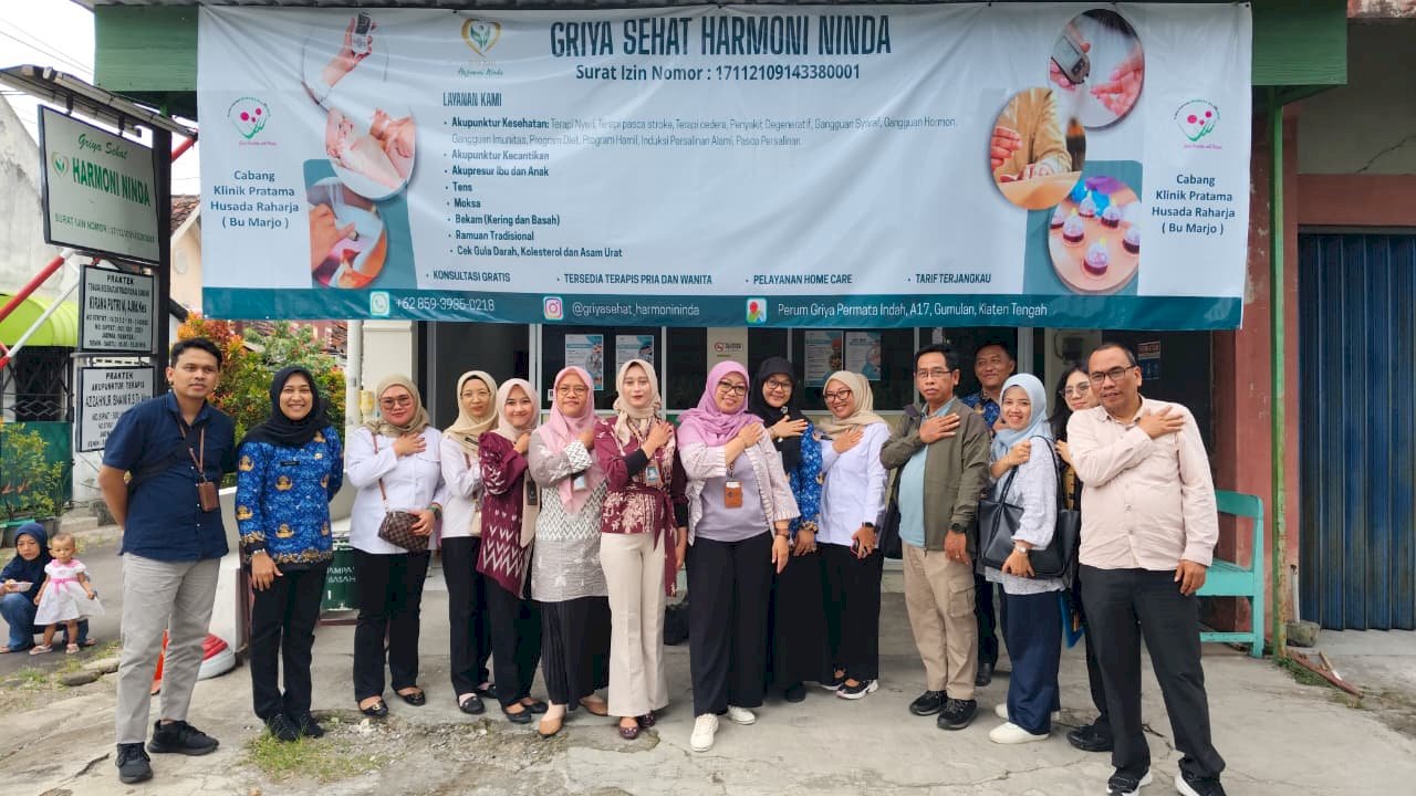 Pendampingan dan Fasilitasi Kunjungan Pemantauan dan Evaluasi Mutu Pelayanan Kesehatan Tradisional di Kabupaten Klaten Tahun 2025