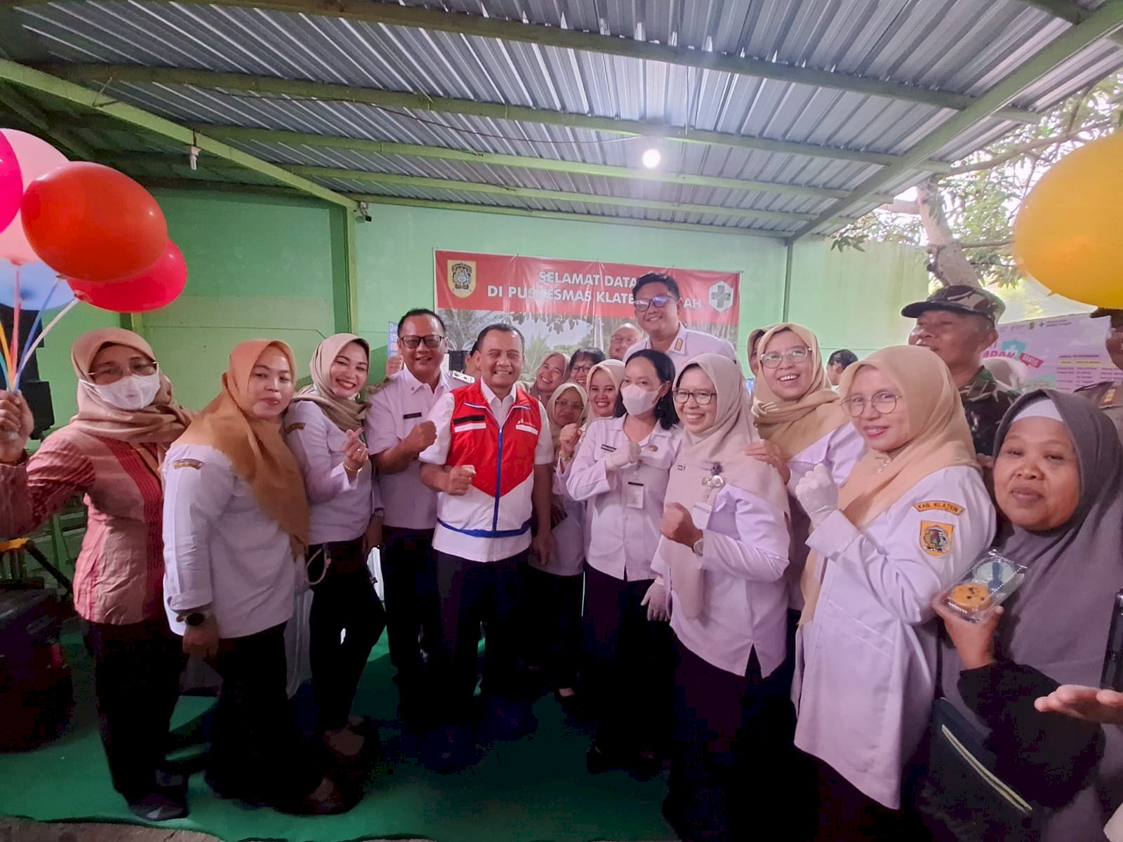 Kunjungan Gubernur dan Bupati pada Pelaksanaan ORI Campak di Kabupaten Klaten