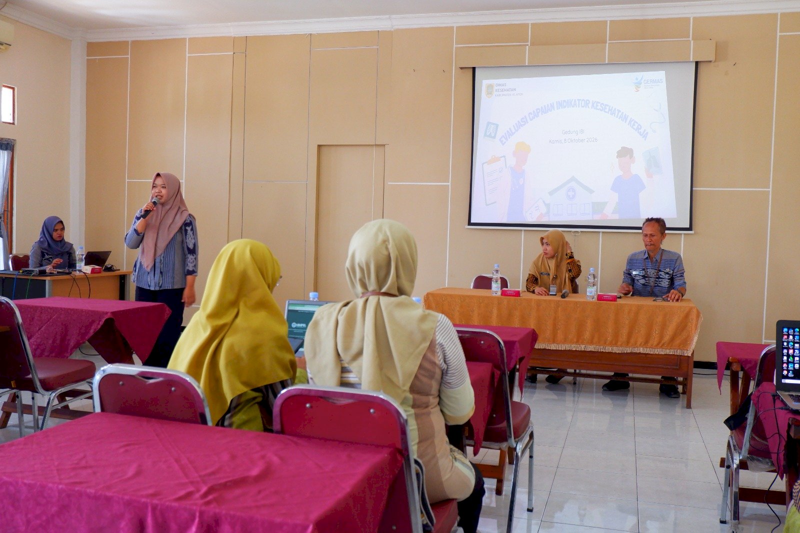 Dinas Kesehatan Klaten Evaluasi Capaian Program Kesehatan Kerja Tahun 2026 Bersama Puskesmas Se-Kabupaten