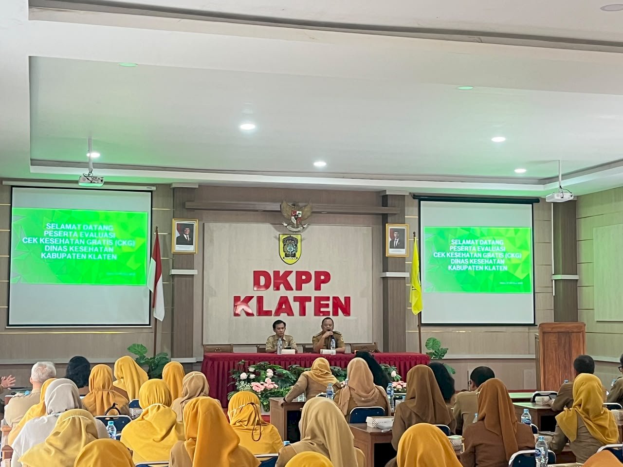 Rapat Evaluasi Cek Kesehatan Gratis (CKG) tingkat Kabupaten Klaten